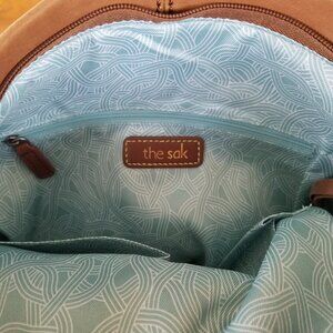 THE SAK-ASHLAND LEATHER BUCKET HOBO CROSSBODY BAG